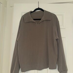Lululemon Softstreme Brown Polo